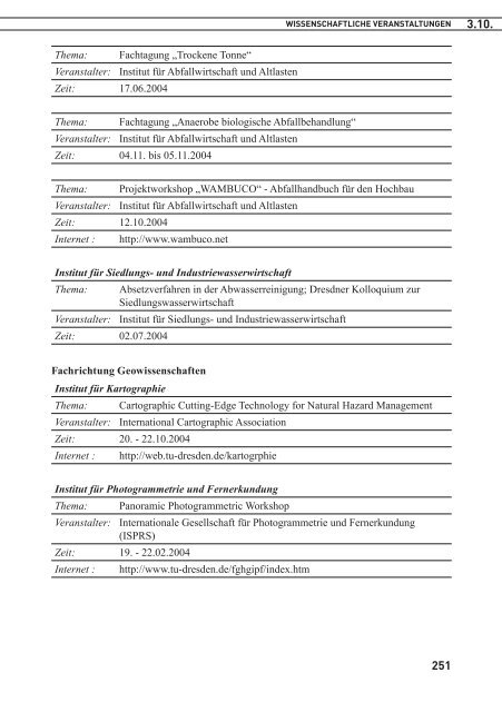 FORSCHUNGSBERICHT 2004 - Fachrichtung Chemie und ...