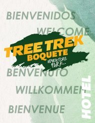 REVISTA HOSPEDAJE 23 - 24  TREE TREK BOQUETE
