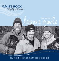 Leisure Guide - City of White Rock