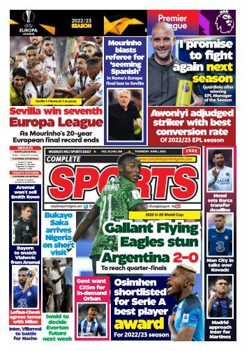 Complete Sports - Thursday, June 1, 2023