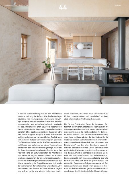 architektur FACHMAGAZIN Ausgabe 3 2023