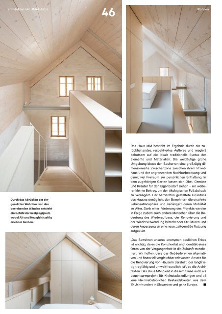 architektur FACHMAGAZIN Ausgabe 3 2023