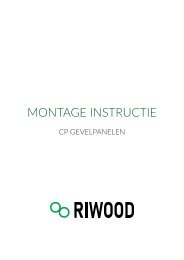RIWOOD CP MONTAGE GEVELPANELEN