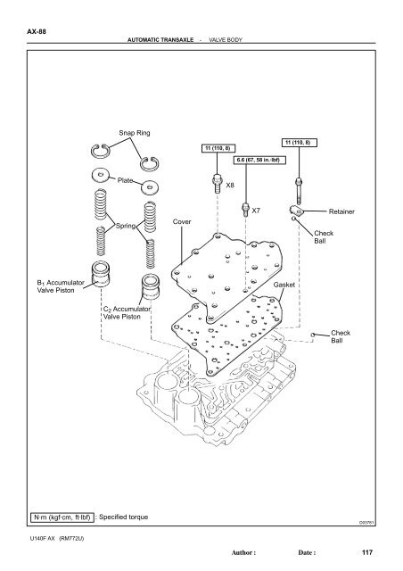Valve Body Components Shi Valve Body Components Shi