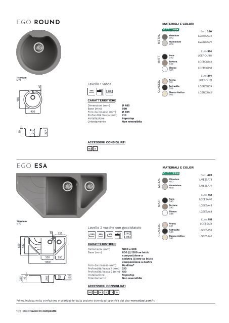 Nuovo catalogo Elleci Kitchen 2023-24