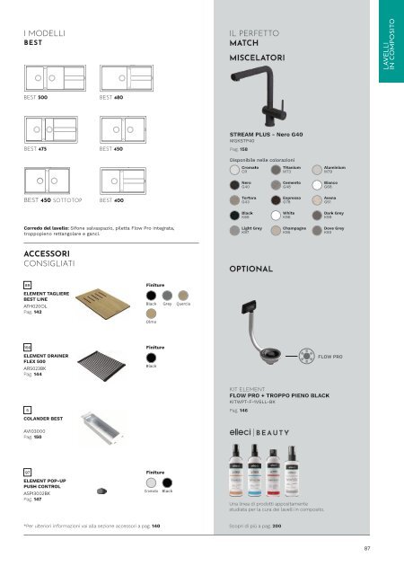 Nuovo catalogo Elleci Kitchen 2023-24