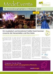 MedeEvents - Veranstaltungshighlights in Medebach 2023