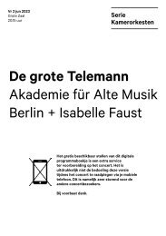 2023 06 02 De grote Telemann - Akademie für Alte Music Berlin + Isabelle Faust