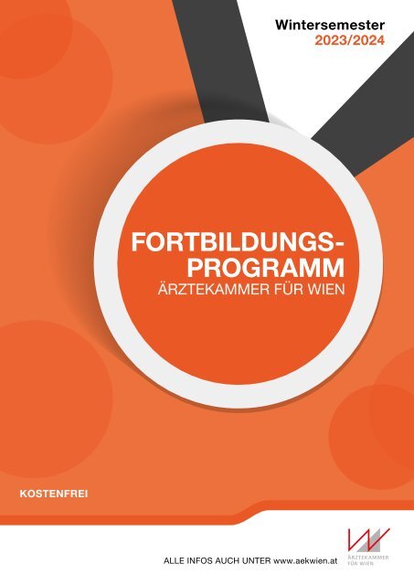 Fortbildungsprogramm Wintersemester 2023/24