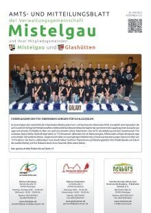 Mistelgau Amts- und Mitteilungsblatt Juni 2023