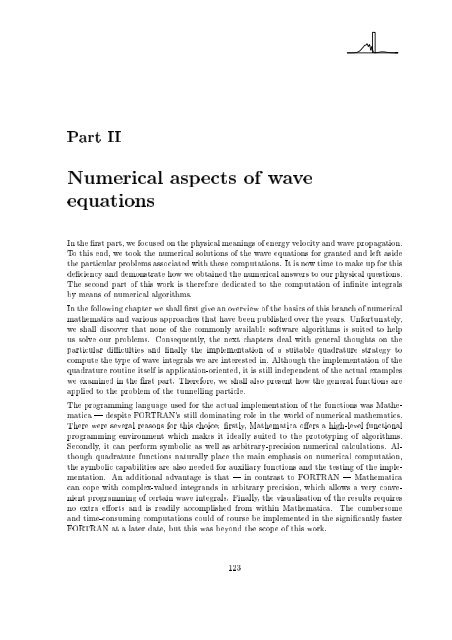 Wave Propagation in Linear Media | re-examined