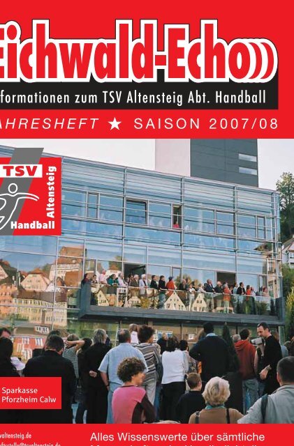 Informationen zum TSV Altensteig Abt. Handball