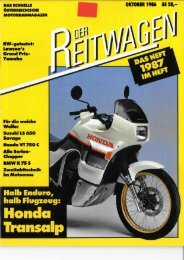 Der Reitwagen Oktober 1986 - Motorradreporter
