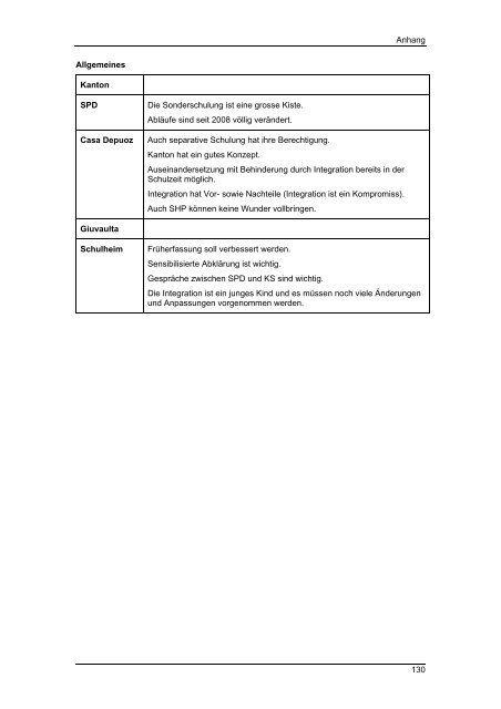 Masterarbeit Integrative Sonderschulung im Kanton ... - BSCW