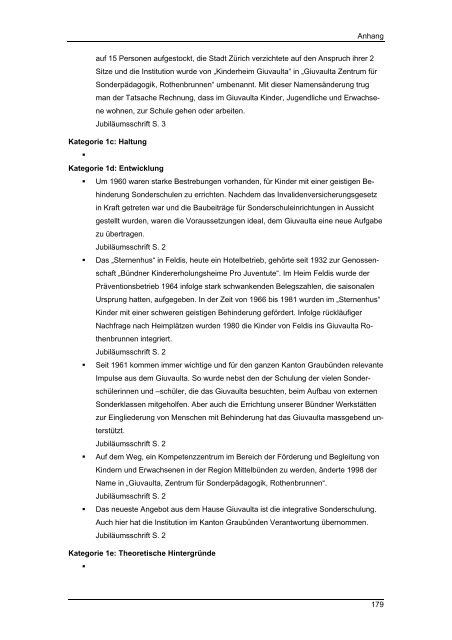 Masterarbeit Integrative Sonderschulung im Kanton ... - BSCW