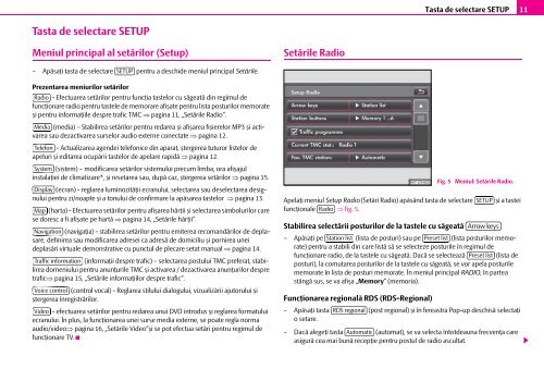 SISTEM RADIO-NAVIGATIE COLUMBUS ŠkodaSuperb ...