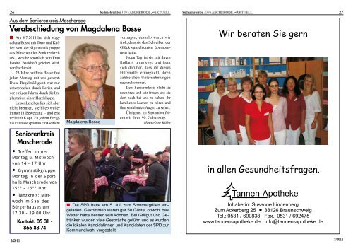 Link zur Ausgabe 2011-3 - SPD-Braunschweig Süd-Ost ...