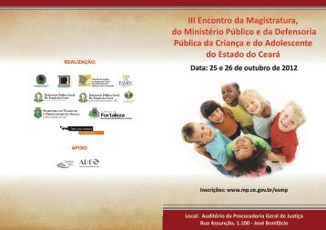 III Encontro da Infância e Juventude Versão Final - Ministério ...