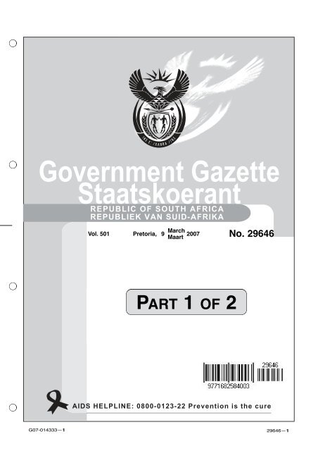 Government Gazette Staatskoerant - (&quot;CIPC&quot;)is