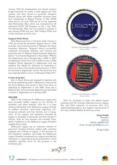 OFFICIAL Commando News Magazine Edition 15 2023