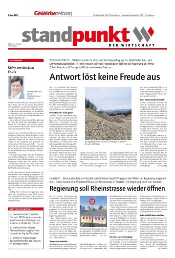 Standpunkt 560, 2. Juni 2023
