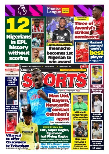 Complete Sports - Friday, June 2, 2023