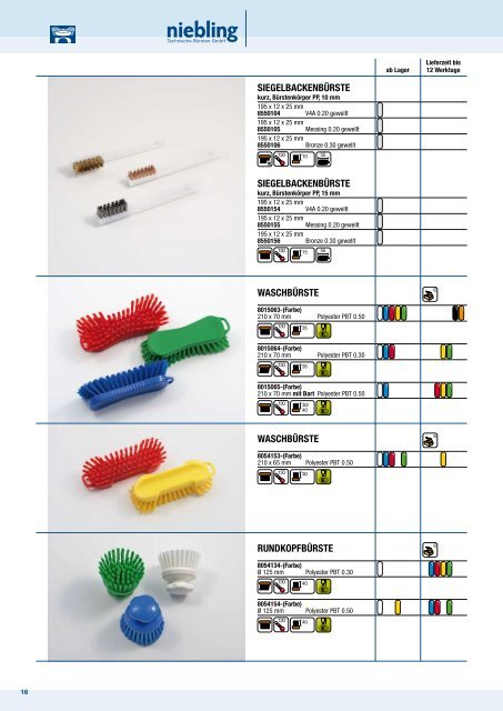 Reinigungsbürsten +Systeme