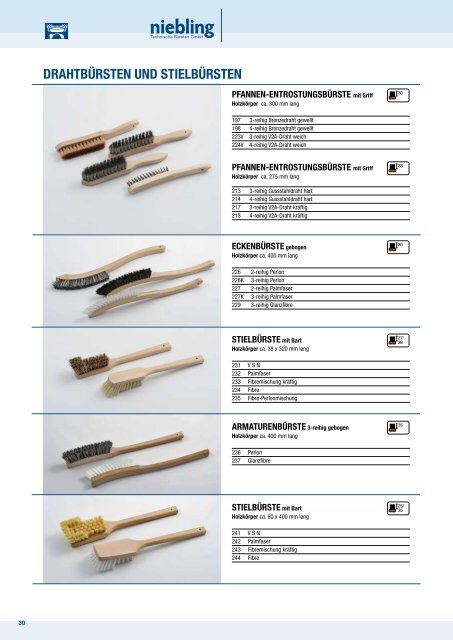 Reinigungsbürsten +Systeme