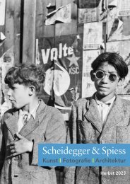 Vorschau Scheidegger & Spiess Herbst 2023