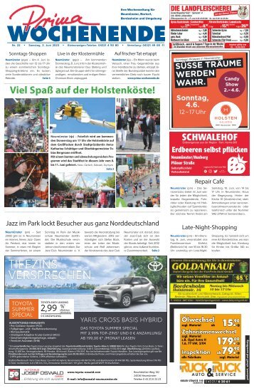 Prima Wochenende 22 2023