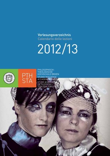 Calendario delle lezioni - Philosophisch-Theologische Hochschule ...