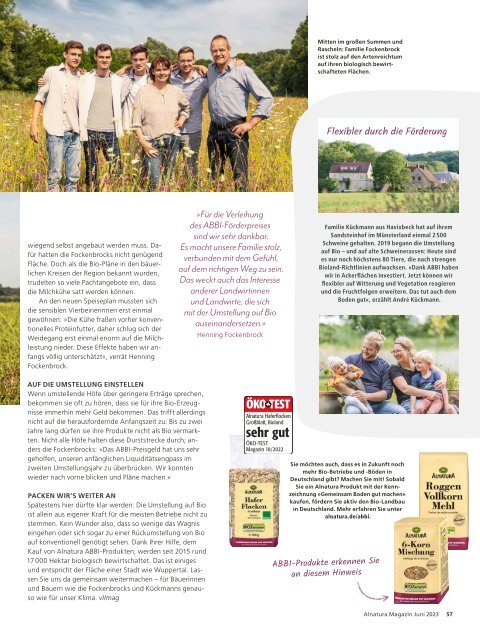 Alnatura Magazin Juni 2023