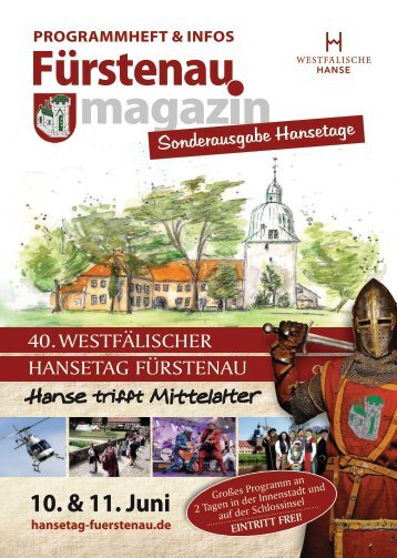 Programmheft Hansetage-Fürstenau