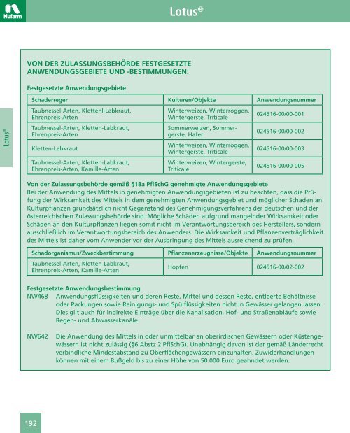 Carmina® 640 - Nufarm