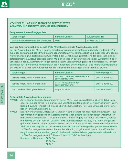 Carmina® 640 - Nufarm