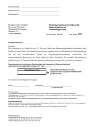 Vergnügungssteuer Anmeldung für Spielgeräte Gemeinde Ahlerstedt
