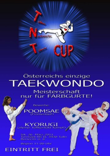 1. Tullner Nachwuchs Talente Cup - Taekwondo Online - BTDV