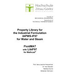 Property Library for the Industrial Formulation IAPWS-IF97 for Water ...