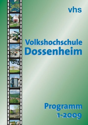 Arbeit und Beruf - vhs Dossenheim