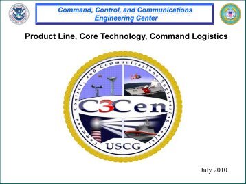 Product Line, Core Technology, Command ... - U.S. Coast Guard