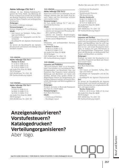 vhs das Programm 2 / 2012 - Volkshochschule Stuttgart