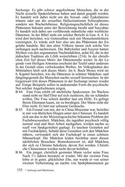 Seelsorge und Okkultismus - Okkultismus: Bibel- und ...