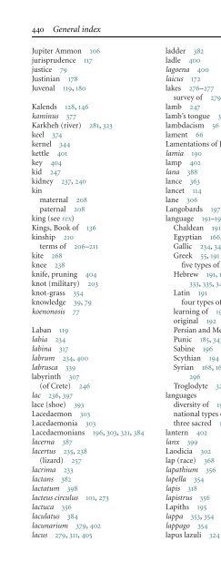 The Etymologies of Isidore of Seville - Pot-pourri