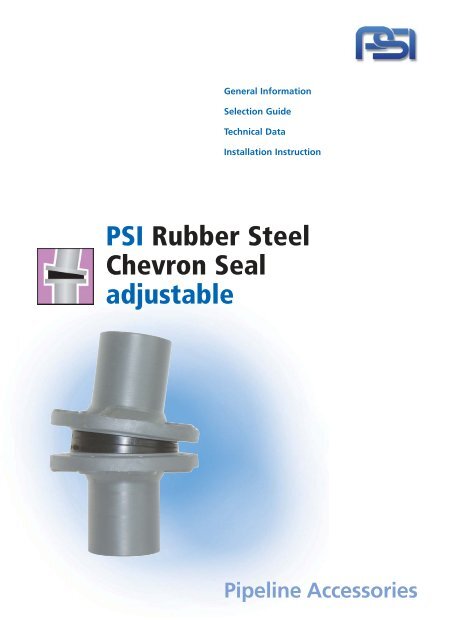Rubber Steel Chevron Seal adjustable - PSI Products GmbH
