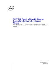 8254x Family of Gigabit Ethernet Controllers Software ... - PDOS