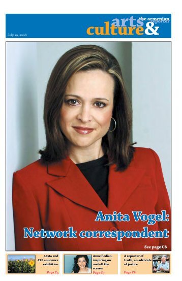 Anita Vogel: Network correspondent - Armenian Reporter