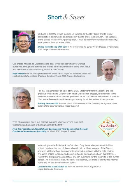 Catholic Outlook Magazine | Ordinary Time| 2023 Issue