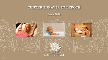 Prenesite cenik_lotus_health__beauty.pdf - Hotel Sava Rogaška ...