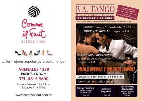 El Abrazo Tango Club Tango y Primavera Dos ... - Planet Tango
