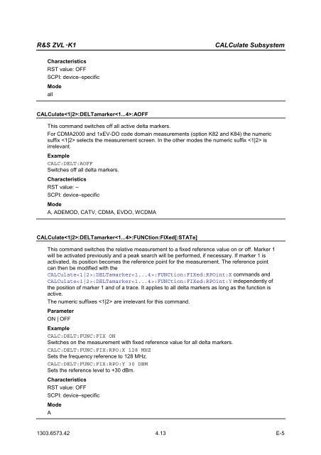 Software Manual for the R&S ZVL-K1 - Rohde & Schwarz